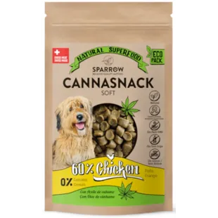 Sparrow Cannasnack Soft Chicken Snack with Hemp Oil 70 g