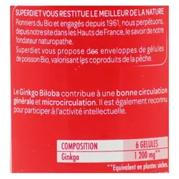 Superdiet Ginkgo Biloba Bio 90 gélules