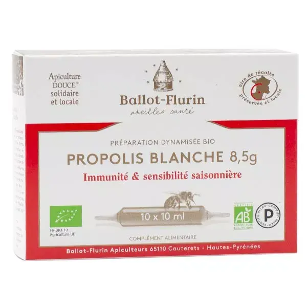 Ballot Flurin White Propolis Supplement 10 Vials 