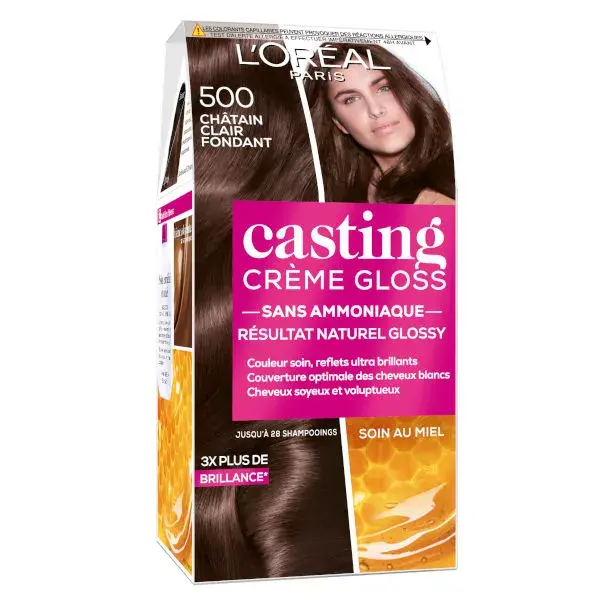 L'Oréal Casting Crème Gloss Coloration Châtain Clair Fondant 500