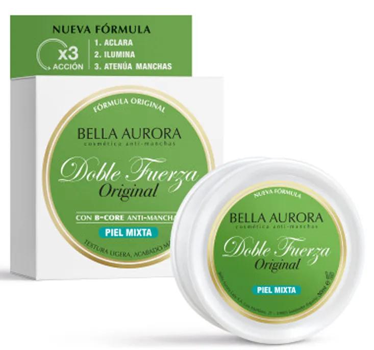 Crème met dubbele sterkte gecombineerde huid Bella Aurora 30ml