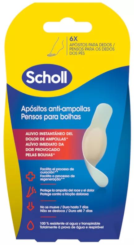 Scholl Anti-Blasen-Fingerverbände 6 Einheiten