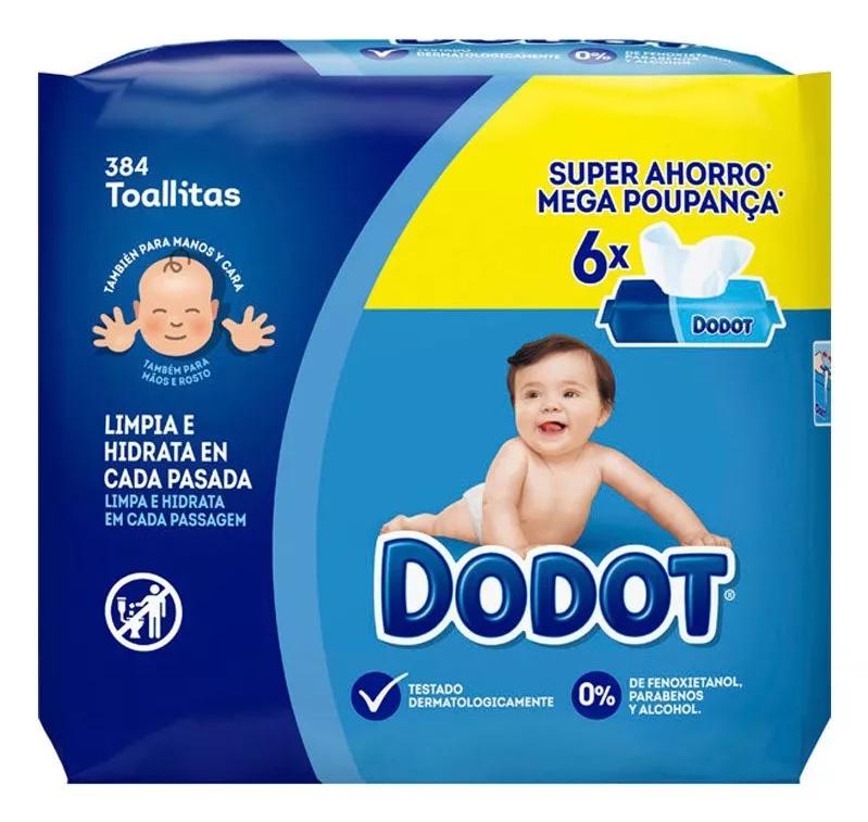 Dodot Toallitas 6x64 uds