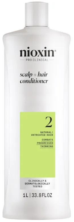 Nioxin 2 Geavanceerde verzwakkende natuurlijke haarconditioner 1000 ml