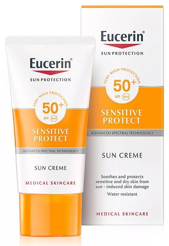 Eucerin Creme Facial Sensitive SPF50+ 50ml