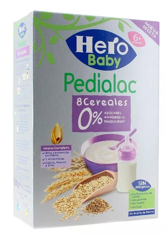 Hero Baby Papa Infantil de 8 Cereais Pedialac 340gr