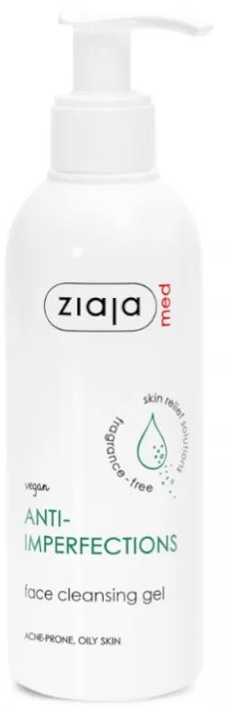 Gel nettoyant anti-imperfections Ziaja Med pour peaux grasses et à tendance acnéique 400 ml