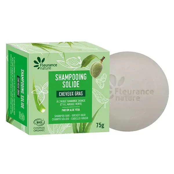 Fleurance Nature Shampoing Solide Cheveux Gras 75g