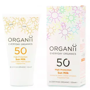 Organii Leche Solar SPF50 BIO 125 ml