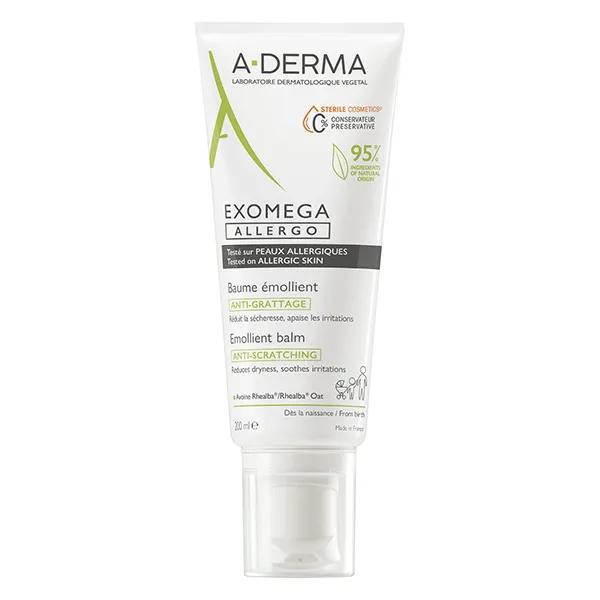 A-Derma Exomega Allergo Baume Émollient Anti-Grattage 200ml