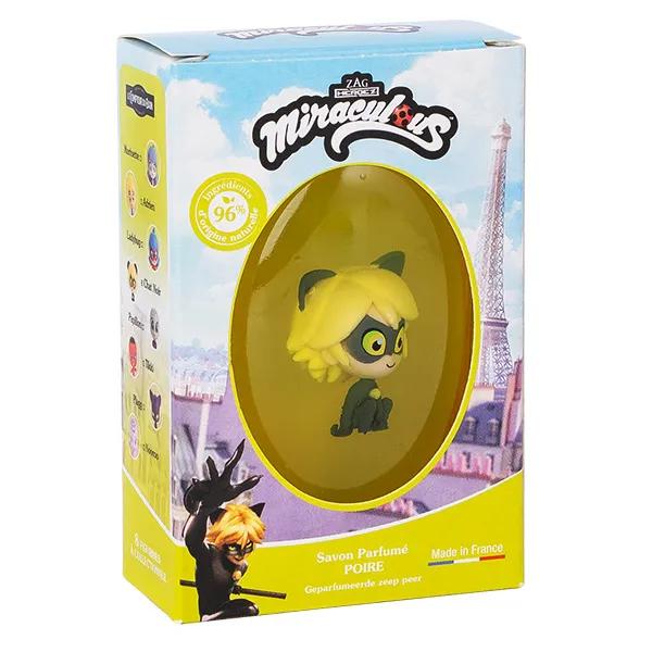 Le Comptoir Du Bain & Miraculous Jabón Sólido Figurilla Pera Gato Negro 75g