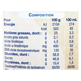 Novalac Lait Infantile 1er Âge Bio 800g