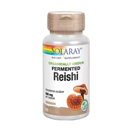 Solaray Reishi Fermenté 500mg 60 capsules végétales