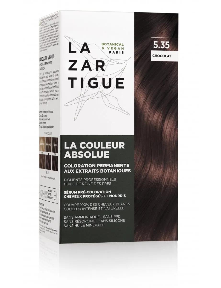 Lazartigue La Couleur Absolue Tintura Permanente Per Capelli 5,35 Cioccolato