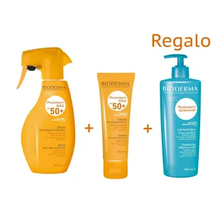 Bioderma Photoderm Max SPF50+ Spray 300 ml + MAX 50 Crema 40 ml + After Sun de REGALO