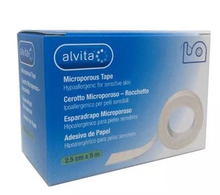 Alvita Microporeuze Gips 2.50 cm x 5 m