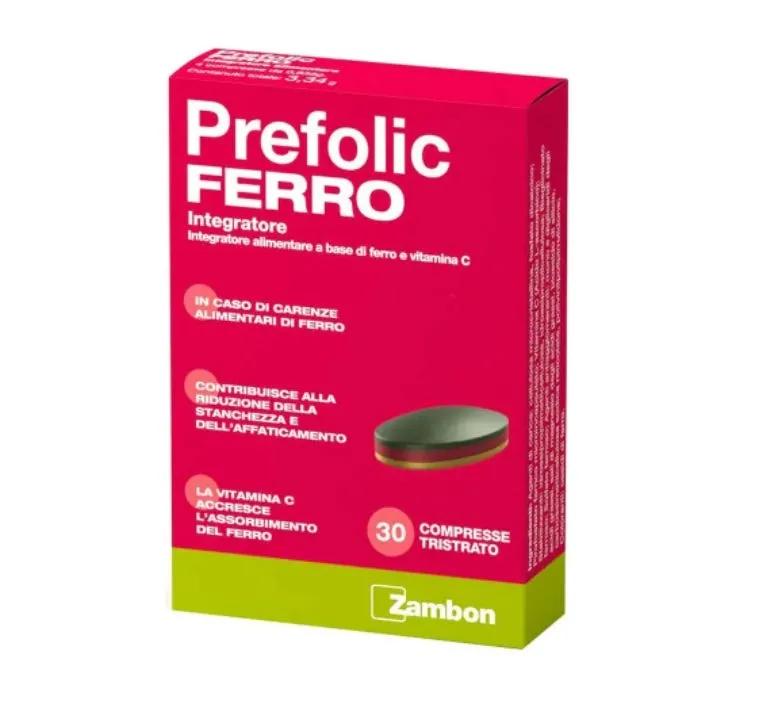 Prefolic Integratore Ferro 30 Compresse