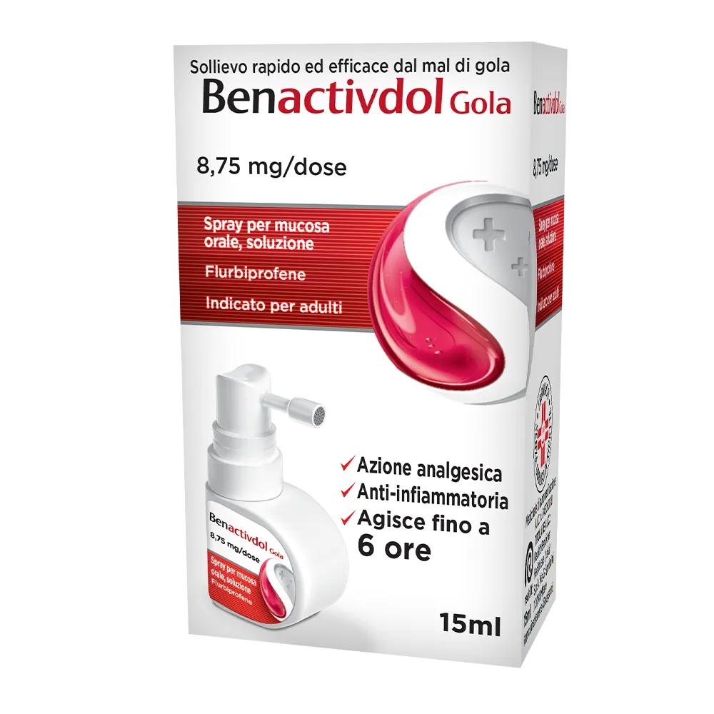 Benactivdol Gola Spray Per Mucosa Orale 15 ml