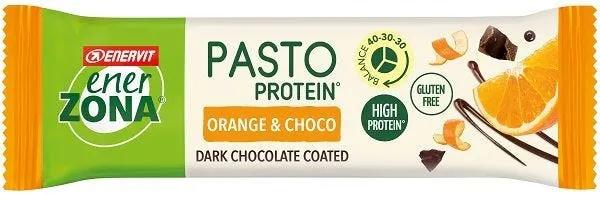 EnerZona Pasto Protein Cioccolato Fondente Arancia Barretta 45 g