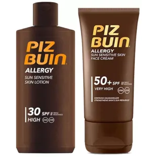 Piz Buin Allergy Lotion SPF30 200 ml + Face Cream SPF50 40 ml