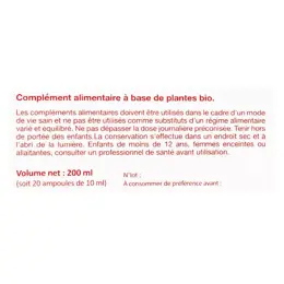 Nat & Form Ampoules Circulation Bio 20 unités