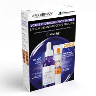 La Roche Posay MELA B3 Duo Set Anti-Macchie: Siero Viso e Protezione Solare SPF50+ Gratis