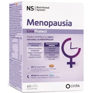 NS Menopausia GineProtect Día y Noche 60 Comprimidos