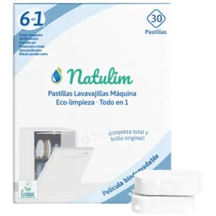 Natulim Dishwasher Tablets for 6-in-1 Machines ECO 30 Tablets