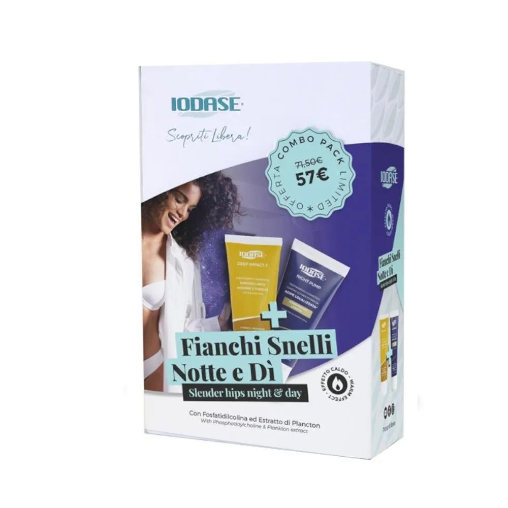 Iodase Cofanetto Fianchi Snelli Notte e Dì Crema Giorno + Crema Notte