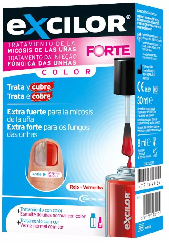 Excilor Forte Traitement Mycose des Ongles Rouges 30 ml