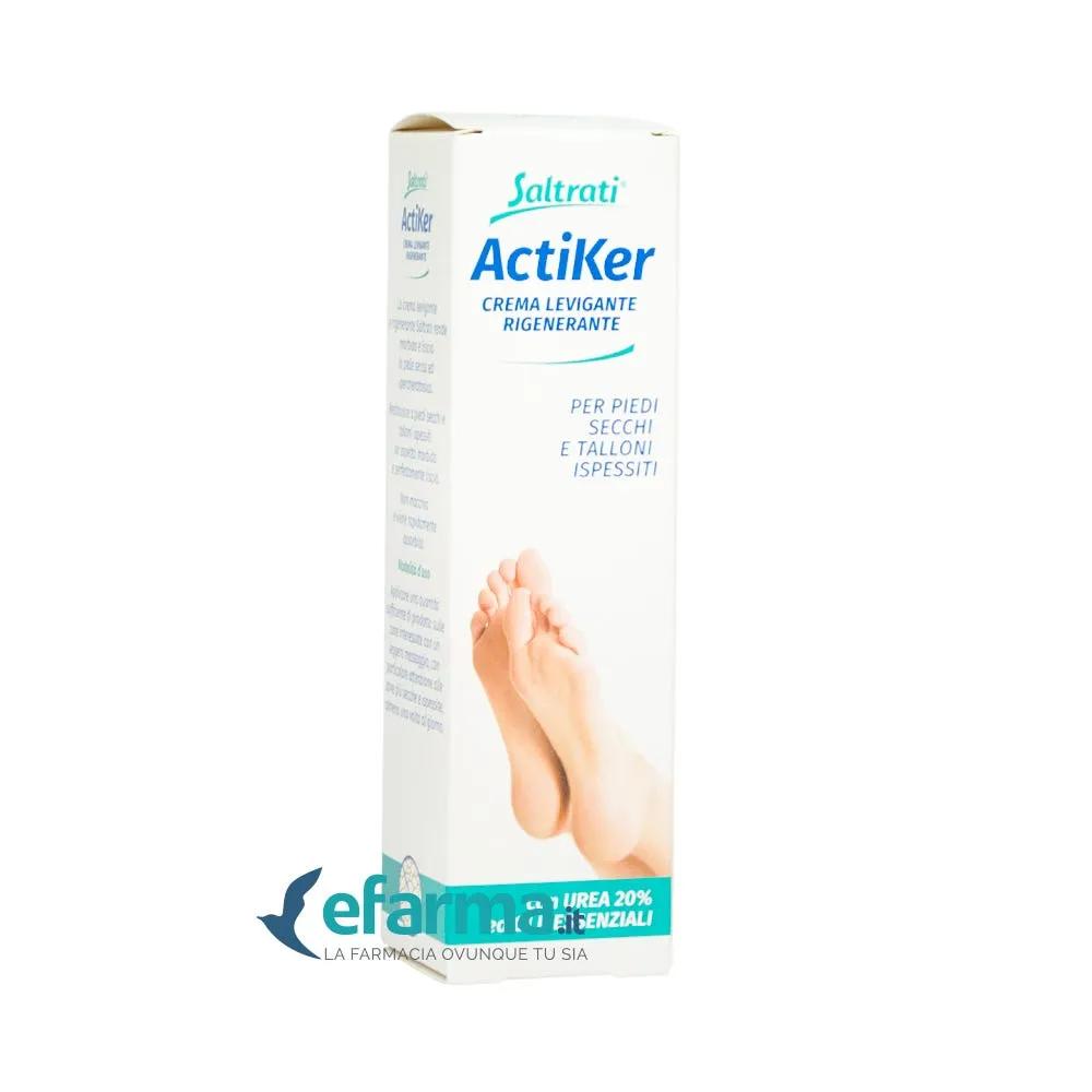 Saltrati Actiker Crema Levigante e Rigenerante Piedi Secchi 100 ml