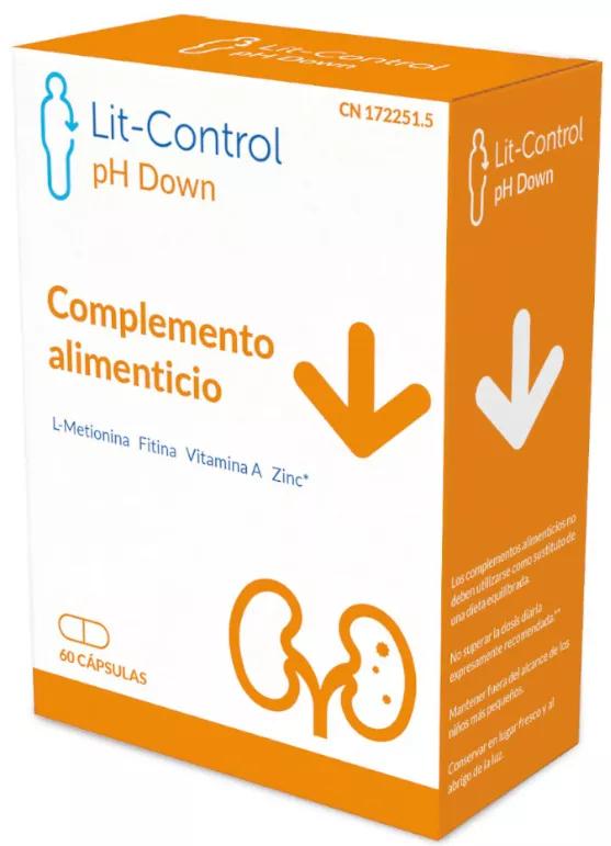 Devicare Lit-Control pH Down 60 Cápsulas