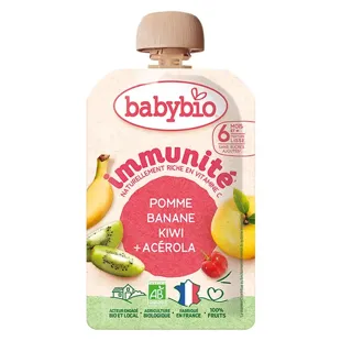 Babybio Mela Banana Kiwi Acerola - Immunità - 100g