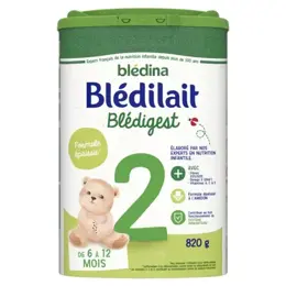 Blédina Blédilait Blédigest Lait 2ème Âge 820g