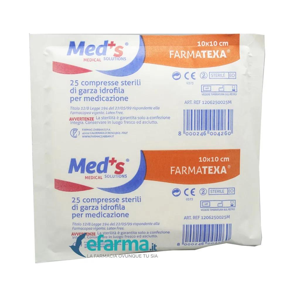 Med's Farmatexa Garza 10x10 Cm 25 Pezzi