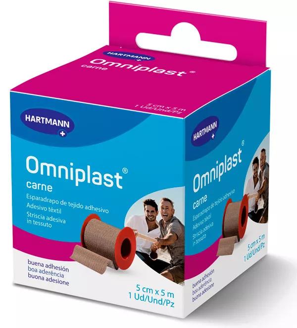 Hartmann Omniplast Tissu Platre Résistant 5 cm x 5 m