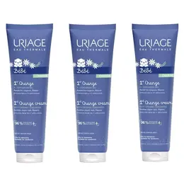 Uriage Bébé 1er Change Apaisant Réparateur Haute Tolérance Lot de 3 x 100ml