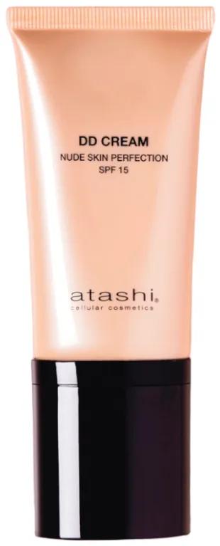 Correcteur qualifirons-rides profonde DD crème nu peau Perfection Fondation SPF15 tonalité intense Atashi 50 ml