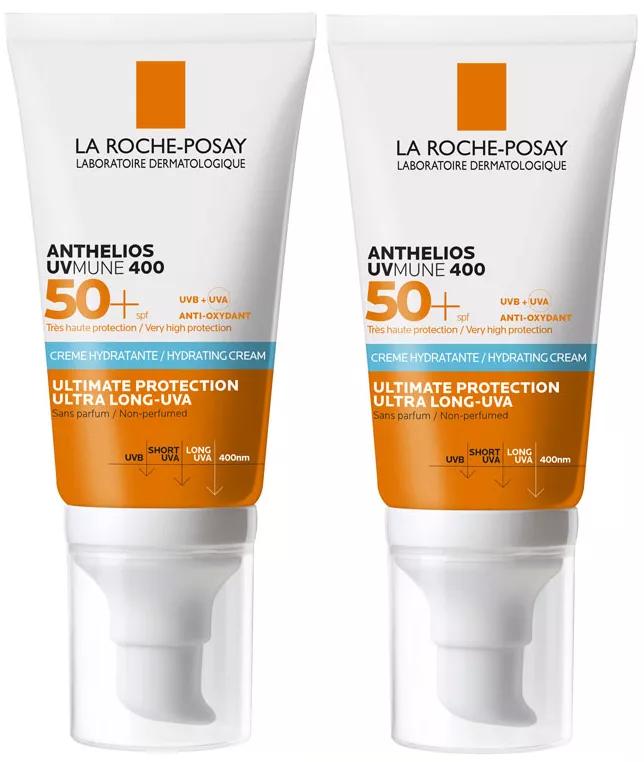 La Roche Posay Anthelios UVMUNE 400 Unscented Cream SPF50+ 2x50 ml