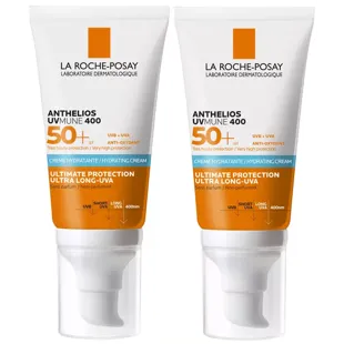 La Roche Posay Anthelios UVMUNE 400 Crema sin Perfume SPF50+ 2x50 ml
