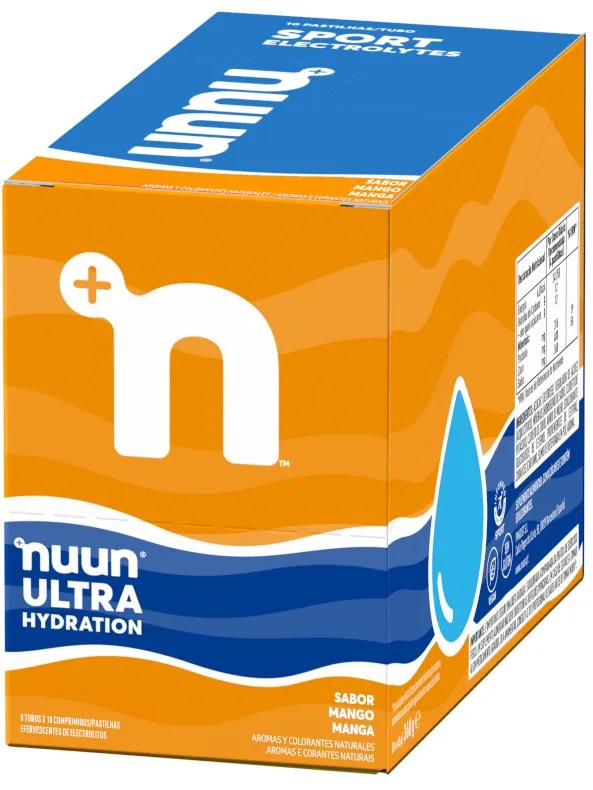 NUUN Ultra Hydratation Mangue 8x10 Comprimés Effervescents