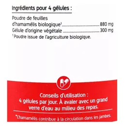 Nat & Form Écoresponsable Hamamélis Bio 200 gélules