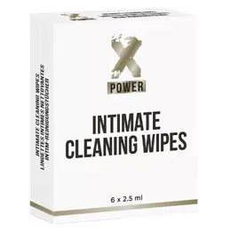 Xpower INTIMATE CLEANING WIPES - lingettes nettyoyantes - 6 lingettes