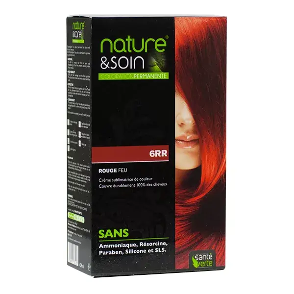 Santé Verte Nature & Soin Coloration Permanente Rouge Feu 6RR