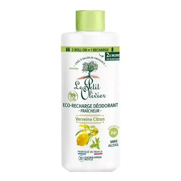 Le Petit Olivier - Eco-Recharge - Deodorant - Lemon Verbena 100ml