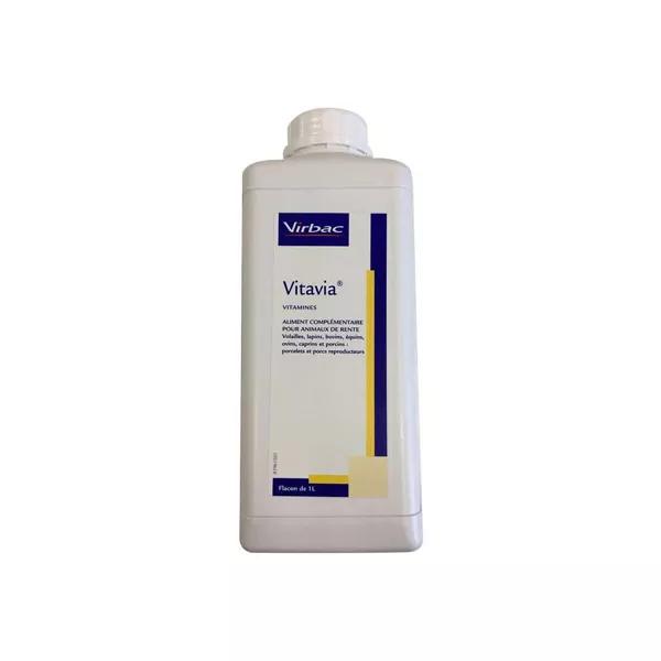 Virbac Vitavia Complemento Vitamínico para Animales Solución Líquida 1L