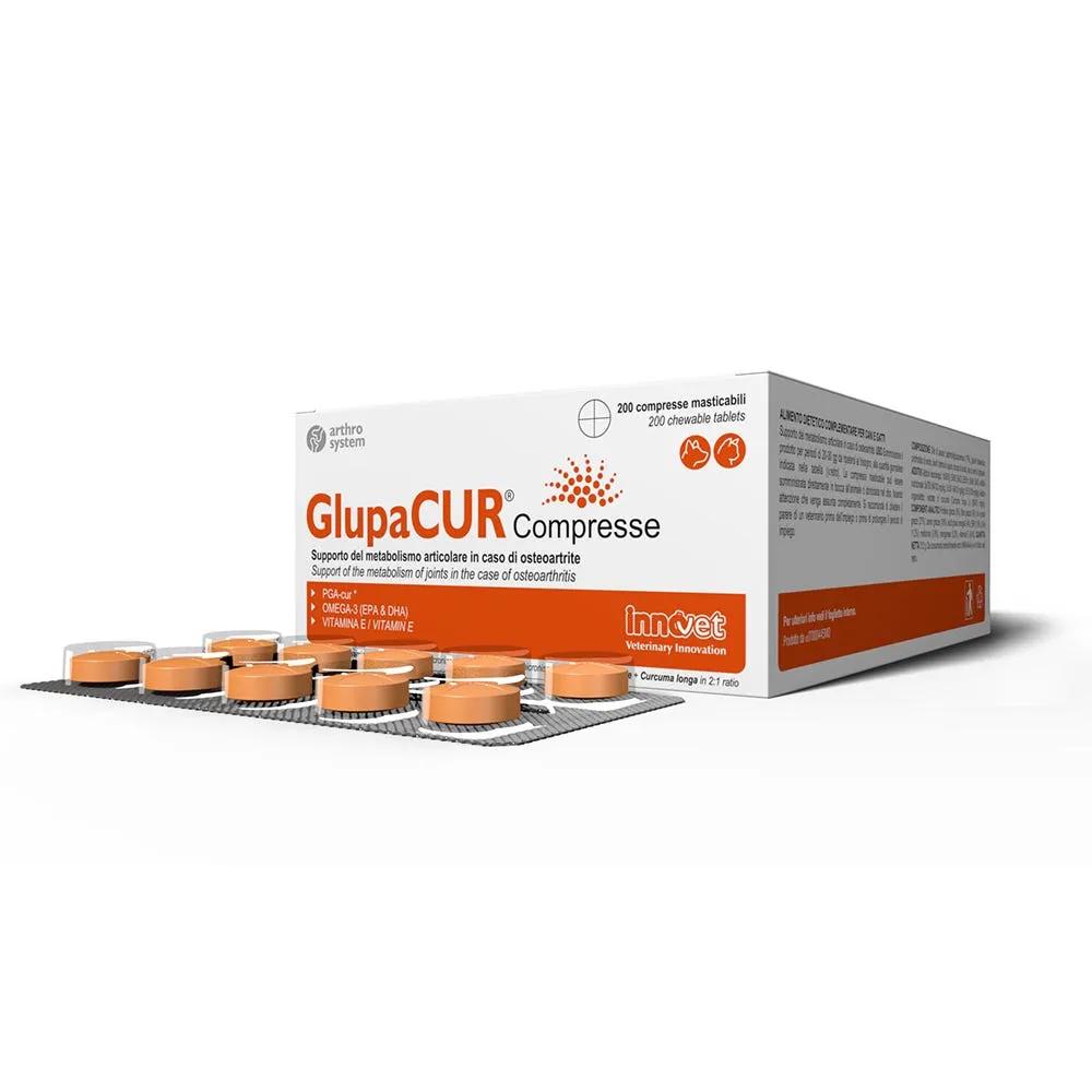 Glupacur Integratore Metabolismo Articolare Cani e Gatti 200 Compresse