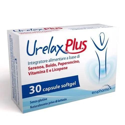 Urelax Plus Integratore Prostata e Vie Urinarie 30 Capsule