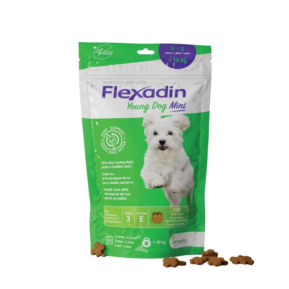 Flexadin Young Dog Mini Mangime Complementare Per Cani 120 Tavolette