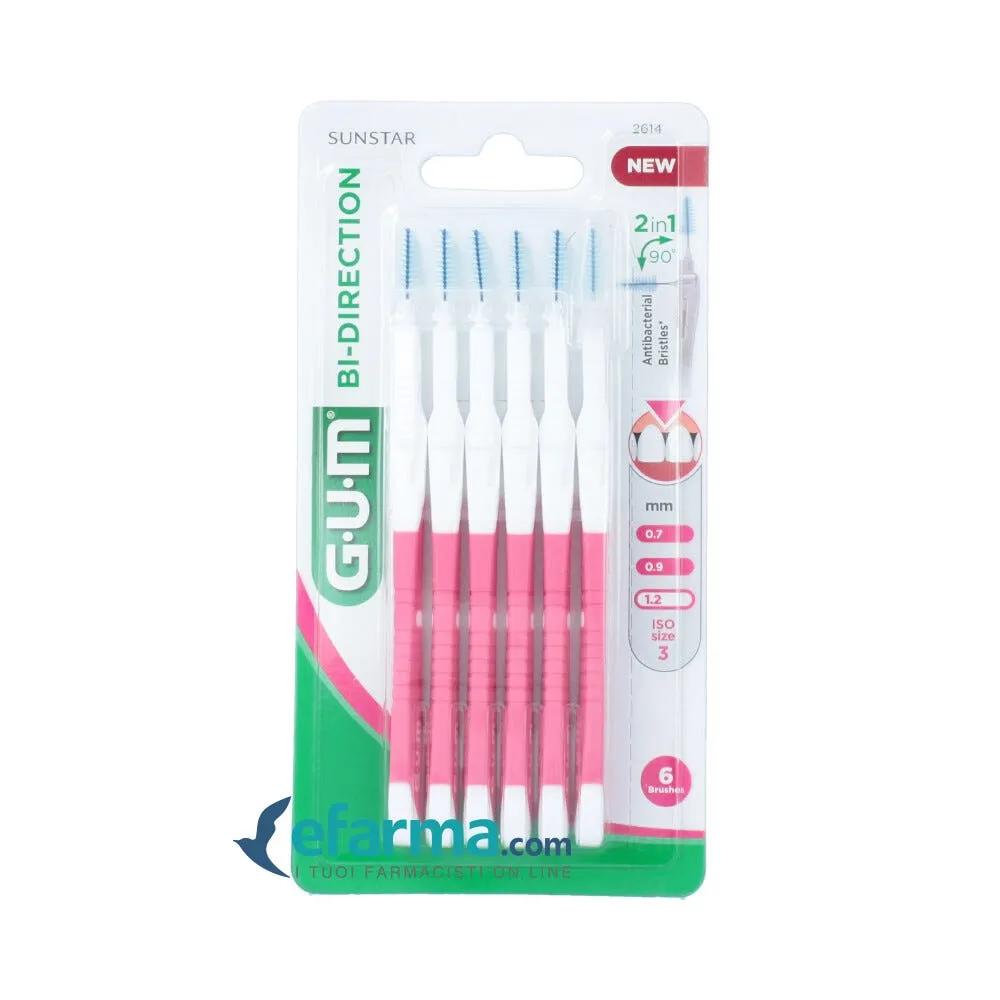 Gum Bidirection Scovolino Fine 6 Pezzi